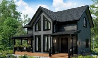 Проекты каркасных домов с террасой от 3665 рублей | Строй-Ксш