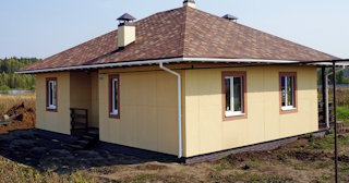 Одноэтажный дом из панелей под ключ в Каменске-Шахтинском - Строй-Ксш от 136110 рублей
